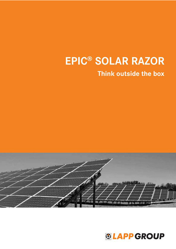 EPIC SOLAR RAZOR Think outside the box Cover