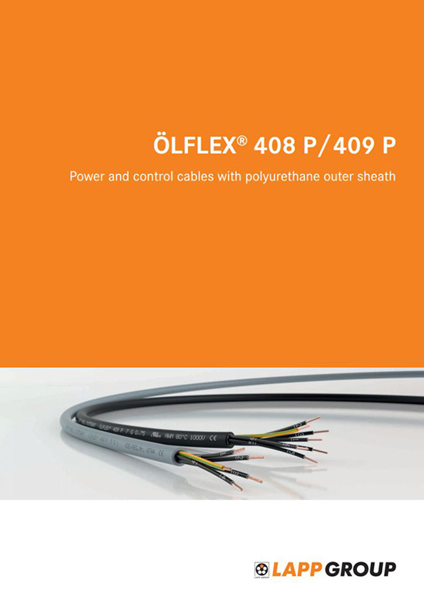 ÖLFLEX® 408 P / 409 P Power and control cables with polyurethane outer sheath