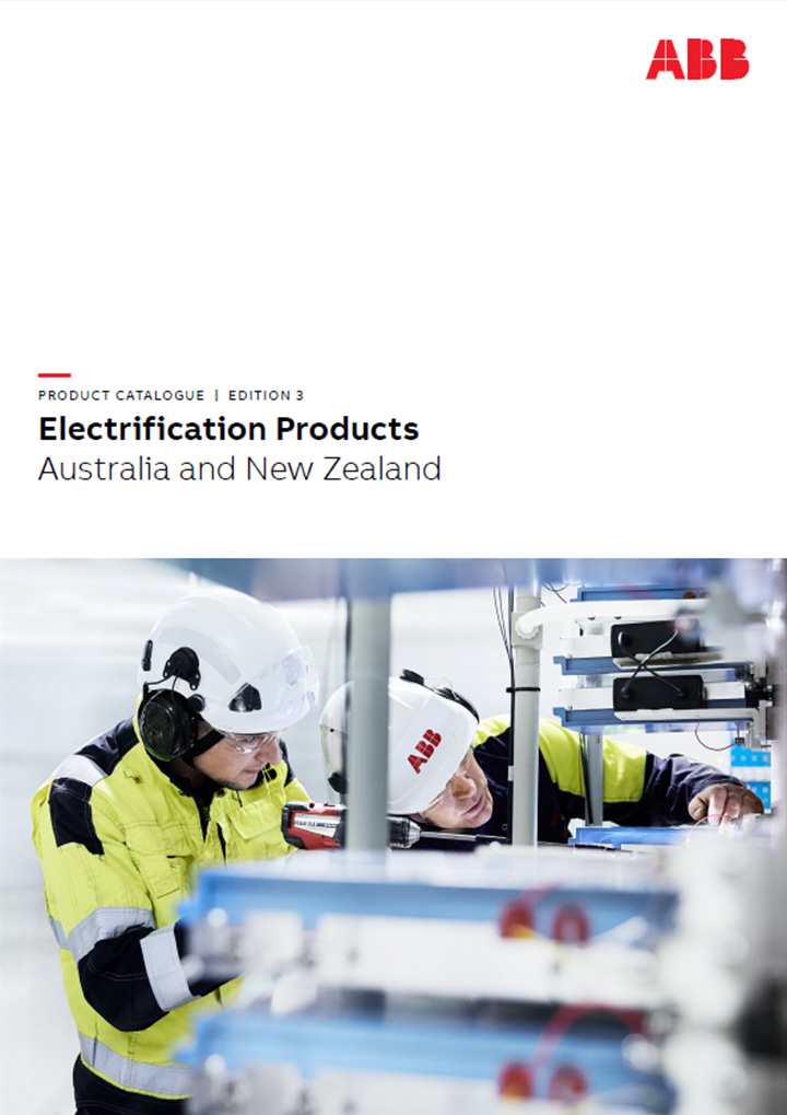 Abb electrification products australia and new zealand catalogue cover[1]