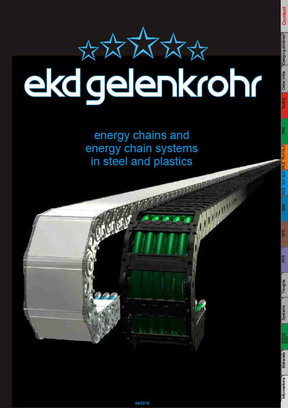 Energy Chain Catalogue 2019 Catalogue Cover