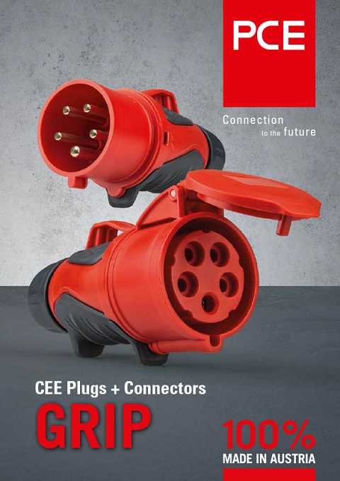 Cover of PCE CEE Plugs + Connectors Grip