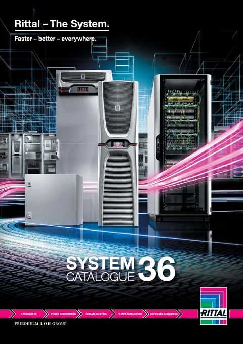 Cover of Rittal System Catalogue Faster better everywhere