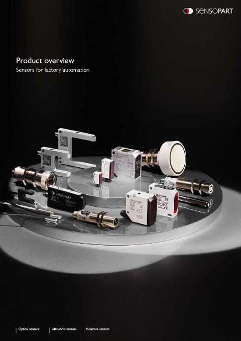 Cover of SensoPart Product Overview Sensors for Factory Automation