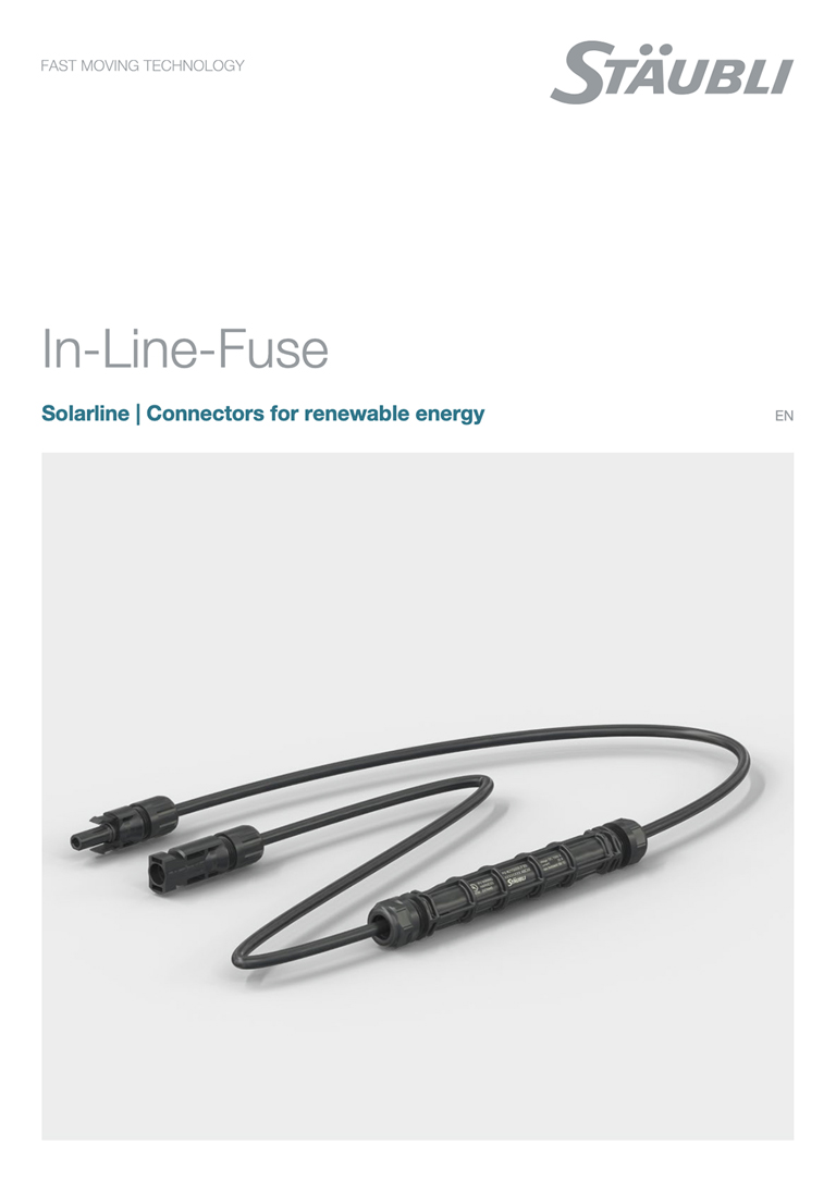 Staubli in line fuse catalogue cover