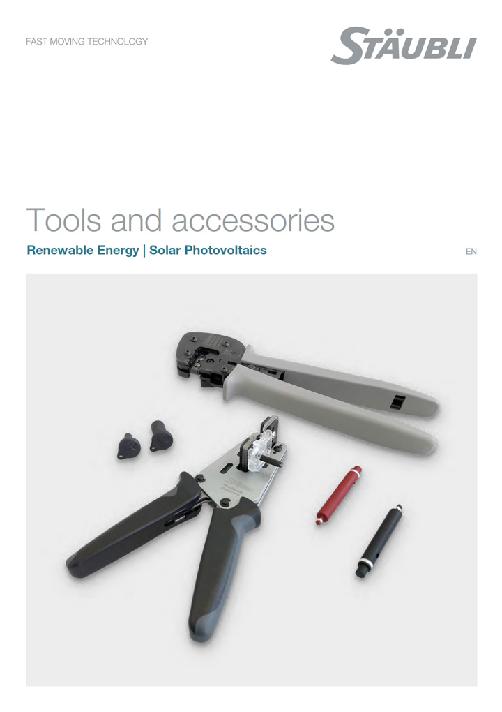 Staubli tools and accessories catalogue cover
