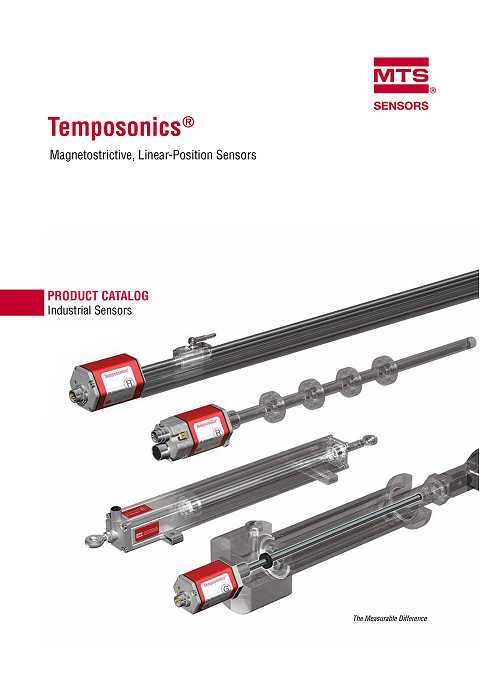 Cover of Temposonics Product Catalog Industrial Magnetostrictive, Linear-Position Sensors