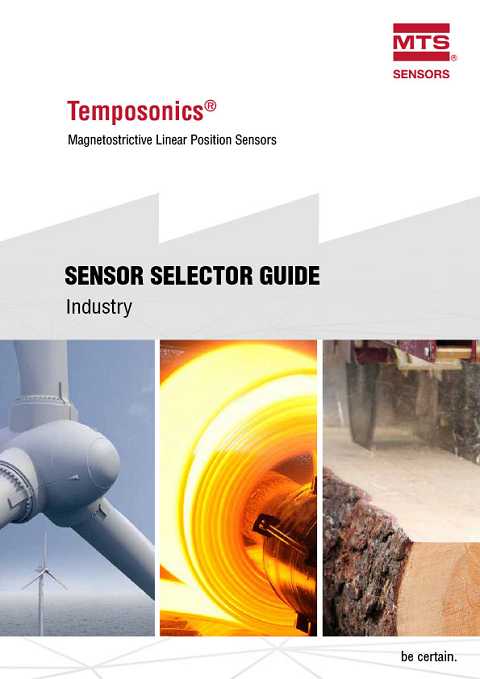 Cover of Temposonics Industry Magnetostrictive Linear Position Sensors