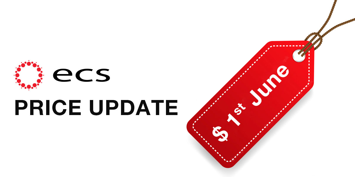 ECS Price Update 1st June Banner