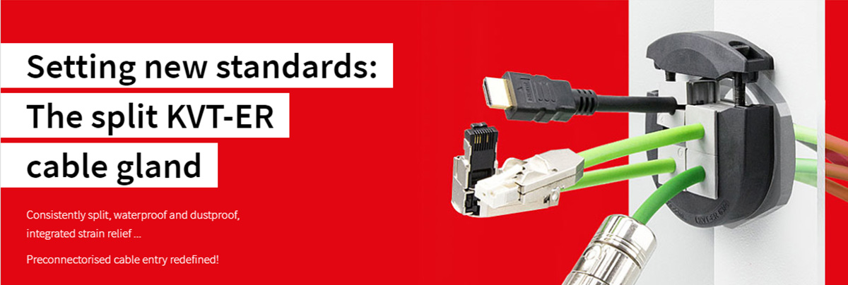icotek IP66/IP68 cable gland for cables with & without connectors