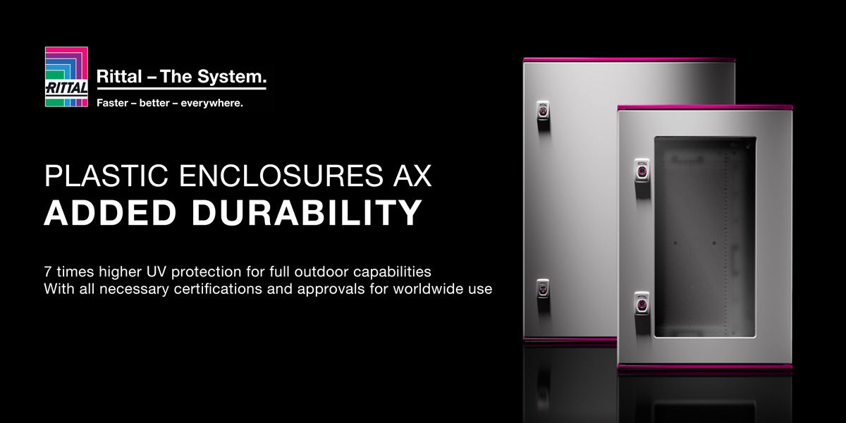 New Rittal AX Plastic Enclosures Now Available from ECS