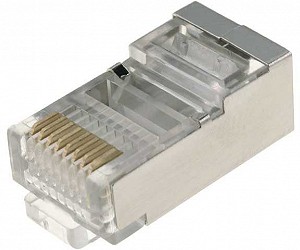 
          RJ45 Connector CAT5e (Shielded)
          (
          ECS-P129S
          )