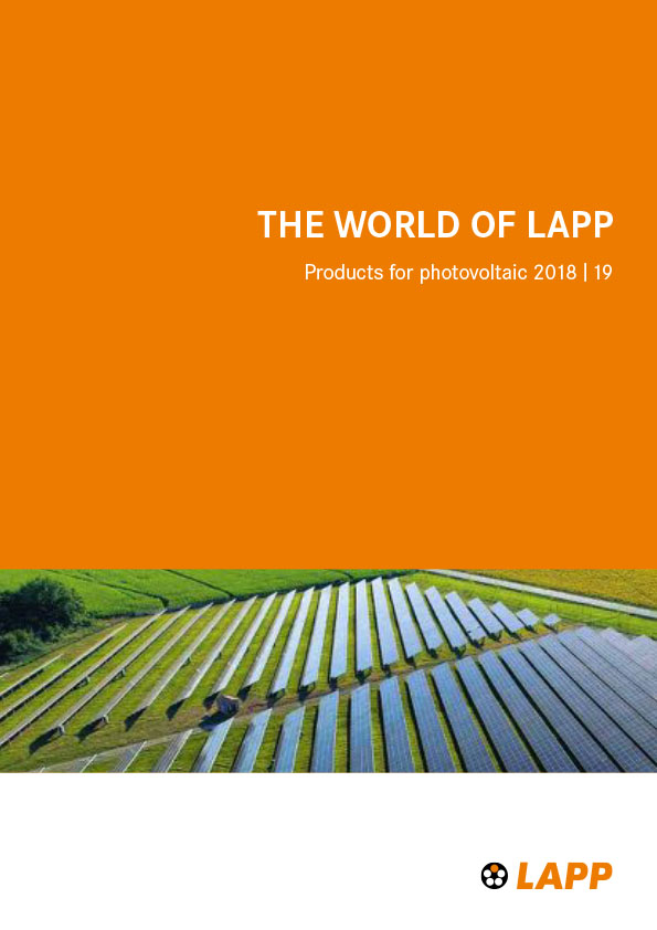 Lapp products for photovoltaic 2018 19