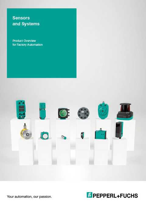 Cover of Pepperl+Fuchs Sensors and Systems Product Overview for Factory Automation