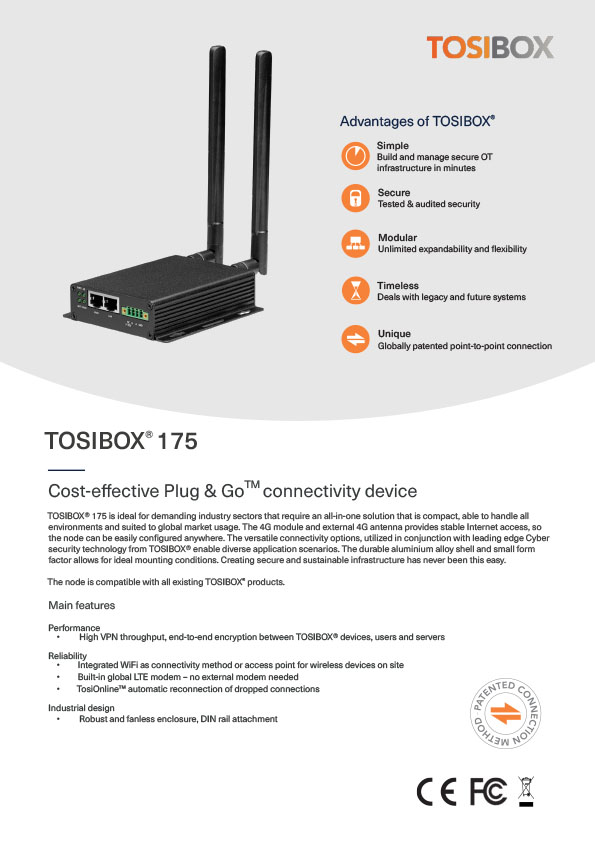 Tosibox lock 175 series