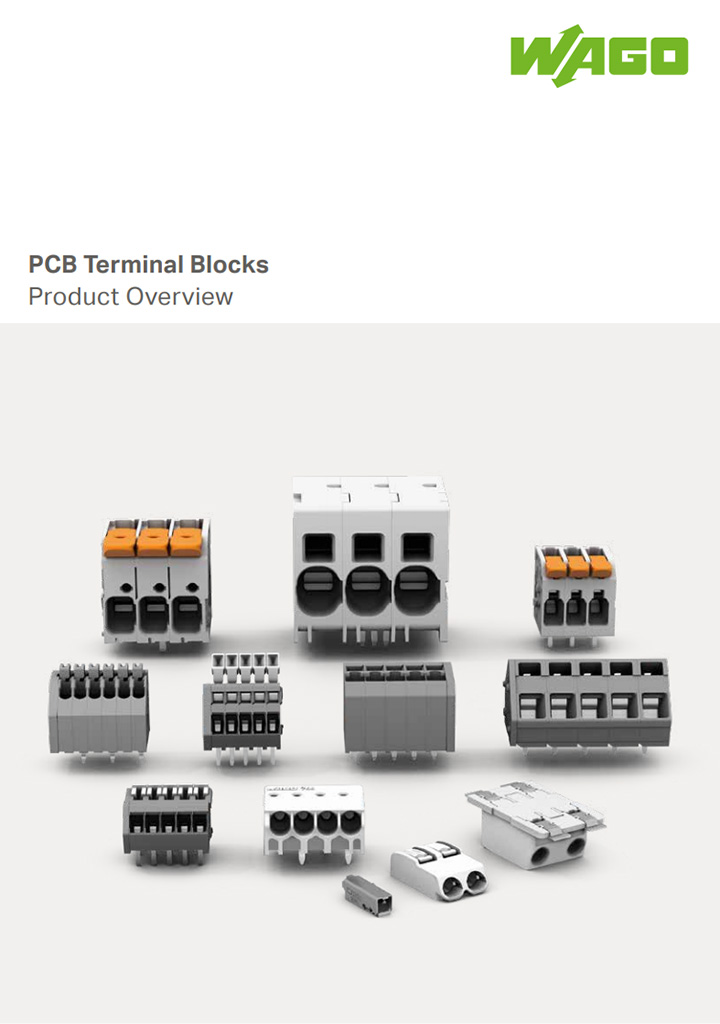 Wago PCB Terminal Blocks Product Overview Cover