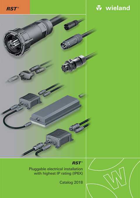 Cover of Wieland RST® Pluggable electrical installation With highest IP rating (IP6X) Catalog 2018