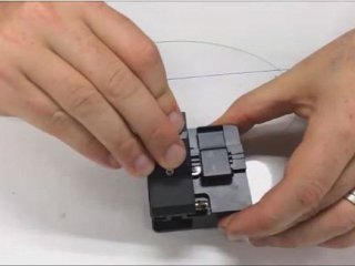 Fibre Termination Part 2 - Cleaver & Terminate the Fibre-Connector