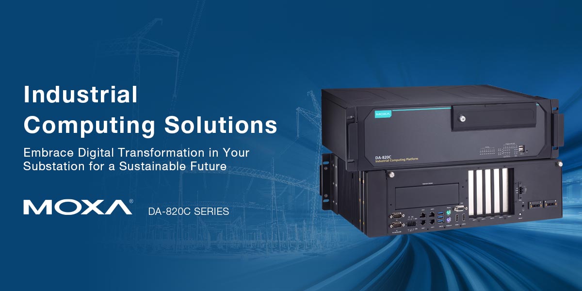 Moxa DA-820C Industrial Substation-Computer Banner