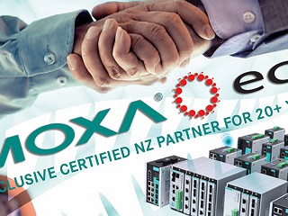 Exclusive Certified MOXA NZ Partner For More Than 20 Years