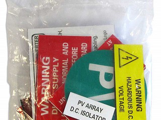 Solar PV Label Kit